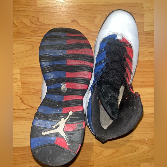 Air Jordan 10 Westbrook 'Class of 2006' Men's Size 6 Red, White, and Blue - Picture 2 of 3